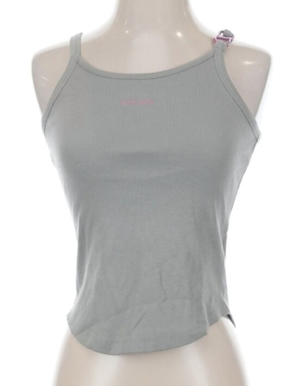 STINE GOYA Light Gray Ribbed Tank Top {NWOT}